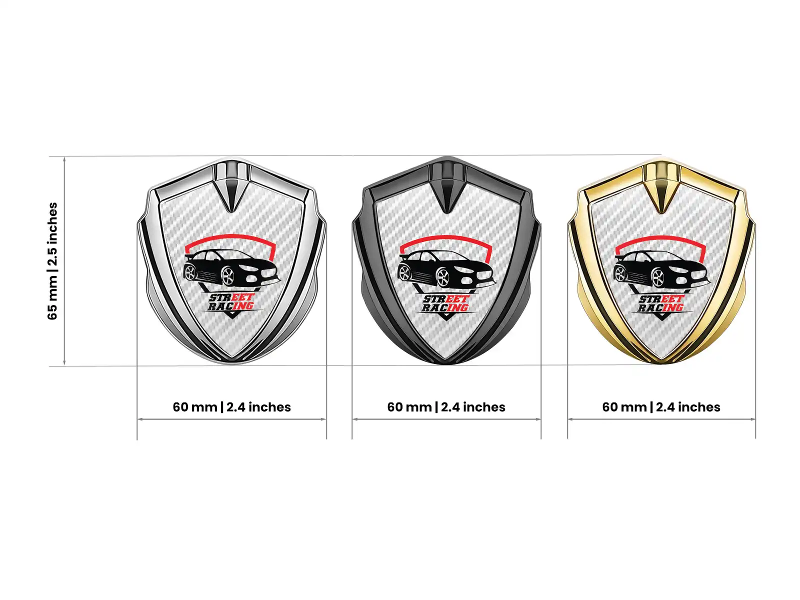 Custom Fender Badge Modern Look High-End 